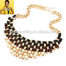 New Design hot sale short necklace/Charm Chunky Statement necklace